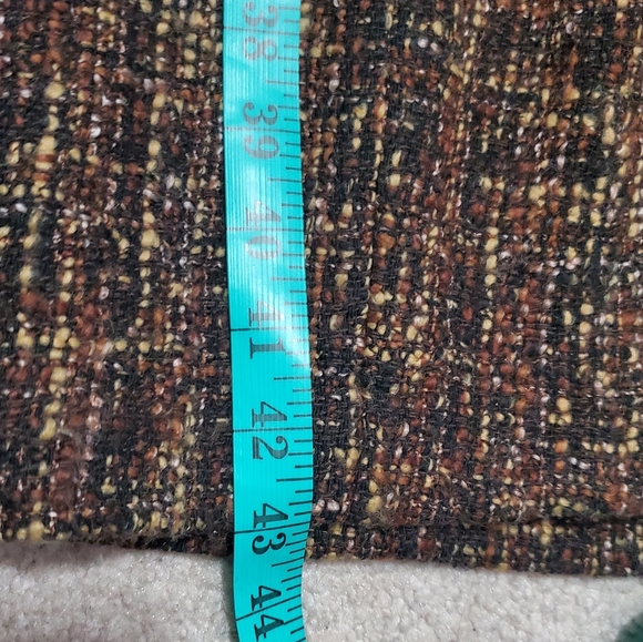 BADGLEY MISCHKA bronze top and wool skirt dress. Size 8 but seems a bit smaller - Picture 15 of 15